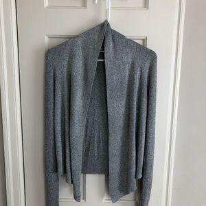 Silky, Silver Open Front Cardigan
